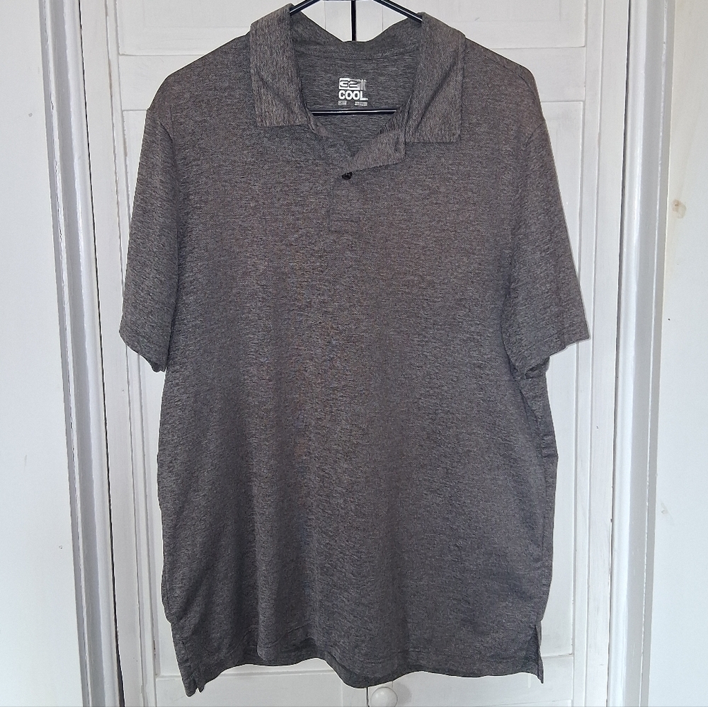 32 Degrees Heather Gray Polo Shirt